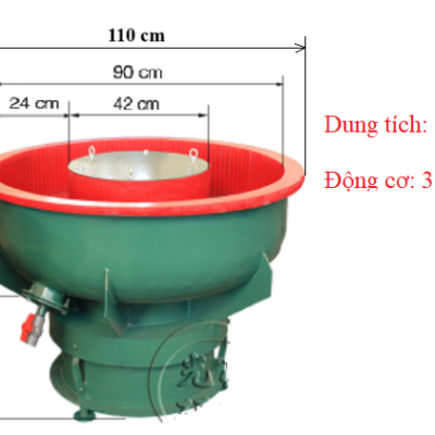 Máy đánh bóng rung ba chiều, dung tích 150 lít