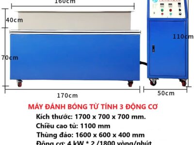 máy mài kim từ tính 3 động cơ